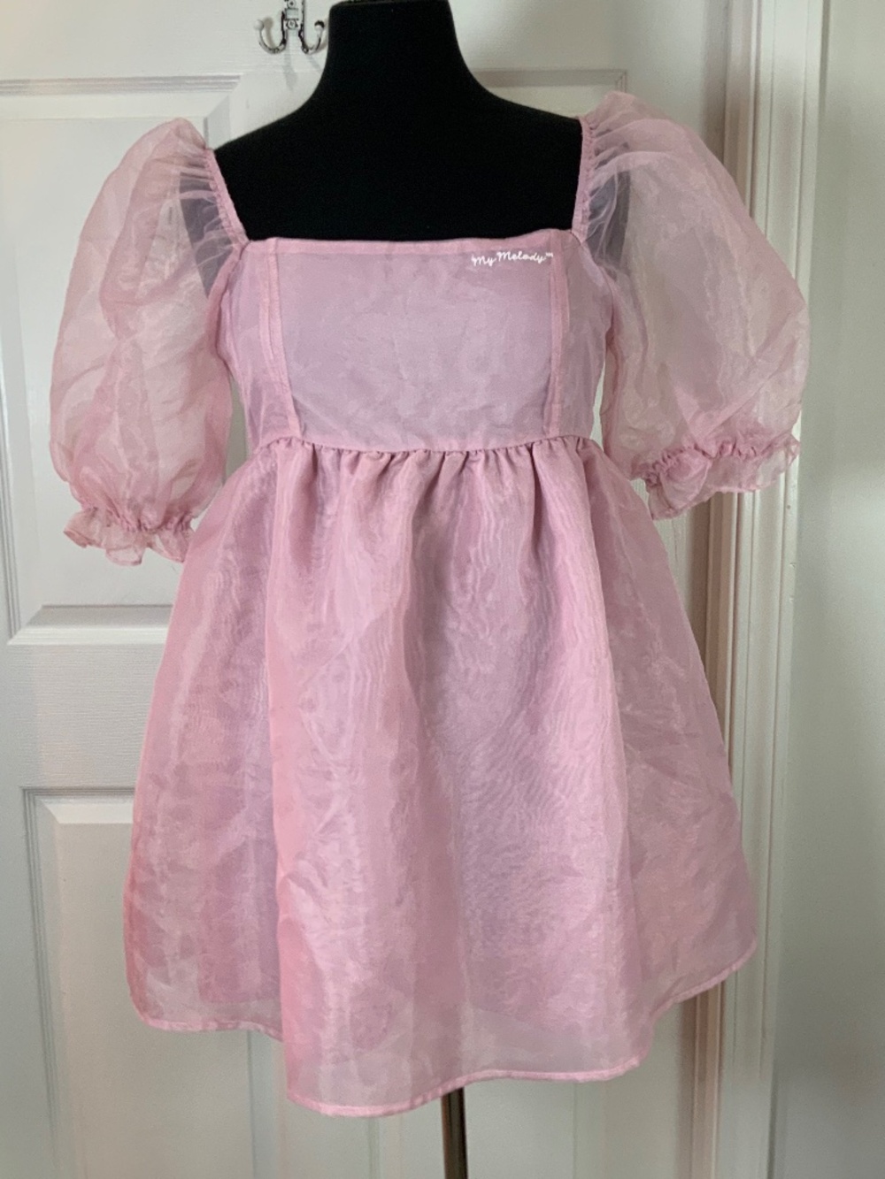 Forever 21 Hello Kitty My Melody Pink Babydoll Costume Dress Size S/M - Picture 10 of 10